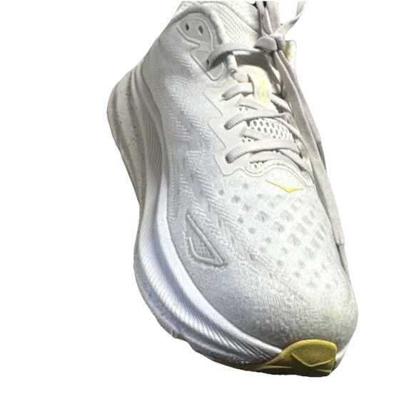 HOKA ONE ONE Clifton 9 Wide Lace-Up White Low Top Men/ Women  Sneaker main image 11